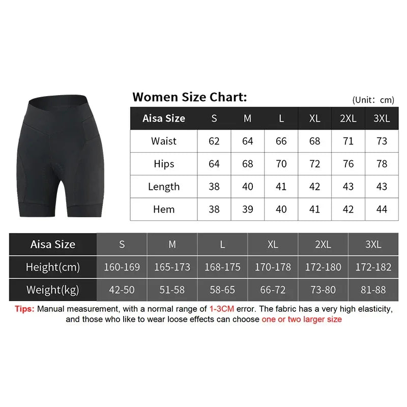 Cycling Shorts Women Breathable MTB Clothing Downhill Short Pants for Women Summer Biker Shorts Women with Padded