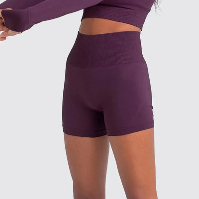 WAREBALL Sports Shorts For Women Cycling Jogging Fitness High Waist Booty Push Up Gym Shorts Female Tight Leggings Yoga Clothing