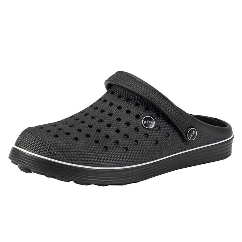 Men's Flat-Soled Clogs Are Breathable, Comfortable, Non-Slip, Wear-Resistant, Casual and Versatile, Daily Home Outing Work Shoes