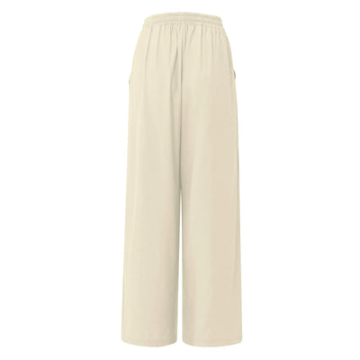 Women's Wide Leg Pants High Waist Casual trousers Solid Color Elastic Waist Tie Belt Loose Sweatpants gym pantalones de mujer