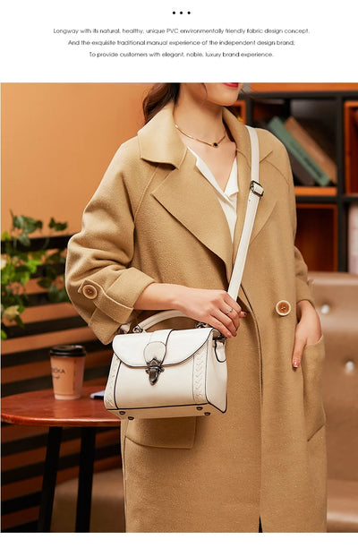 Women's Handbag Genuine Leather Hand Purses Luxury Fashion Female Shoulder The Tote Bag Designer With Top Handle Crossbody Bags