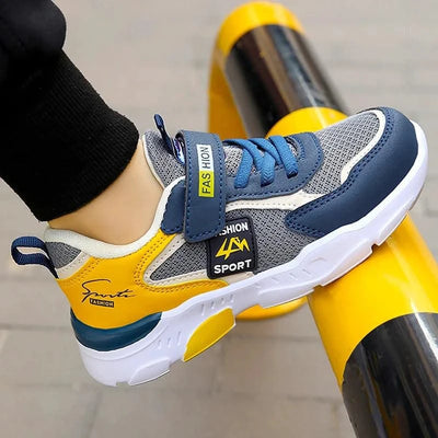 Children Casual Sports Shoes for Boys Breathable Summer Kids Hook&Loop Students Girls School Running Kids' Outdoor Sneakers