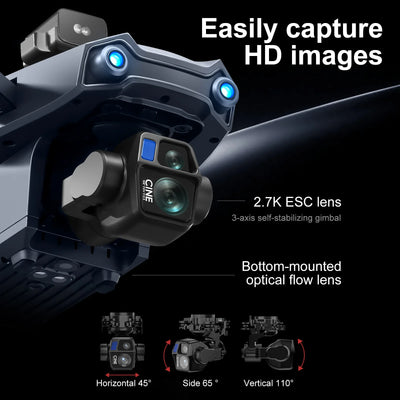 S819 Airdrop Drone with 2.7K GPS 5G Image Transmission 500g Load HD Aerial Photography RC Aircraft