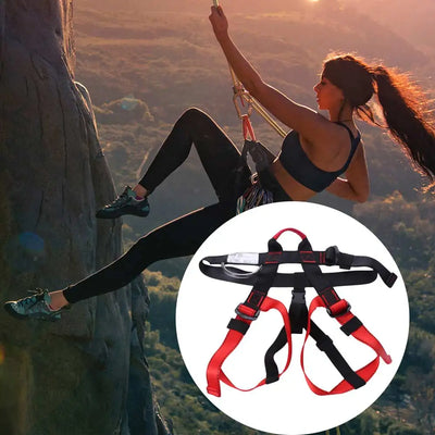 Waist Support Outdoor Sports Harness Strong Safety Rock Climbing Harness Stable High Capacity Climbing Half Body Safety Belt