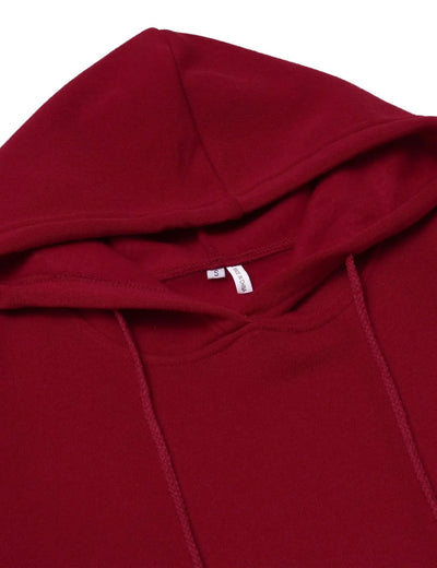 Ladies Autumn Attire Women's Hooded Dresses Hoodie - Style Sweatshirt Dresses for Women Tops in Ladies Clothing