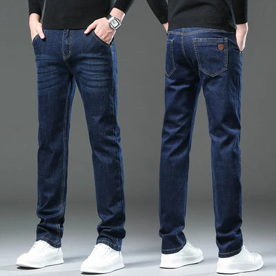 New Men Classic Jeans Jean Homme Pantalones Hombre Men Mannen Soft Black Biker Masculino Denim Overalls Mens Pants Size 30-40