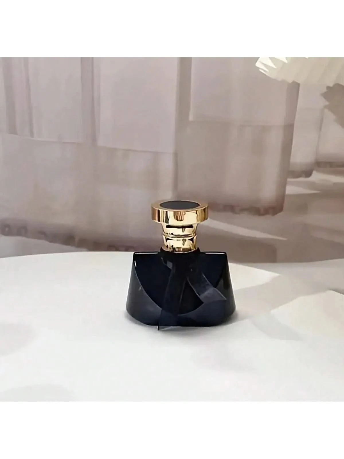 Luxury 1.01oz Glass Perfume Atomizer - Portable, Refillable & Scent-Free Spray Bottle for Travel & Cosmetics, Empty Bottle