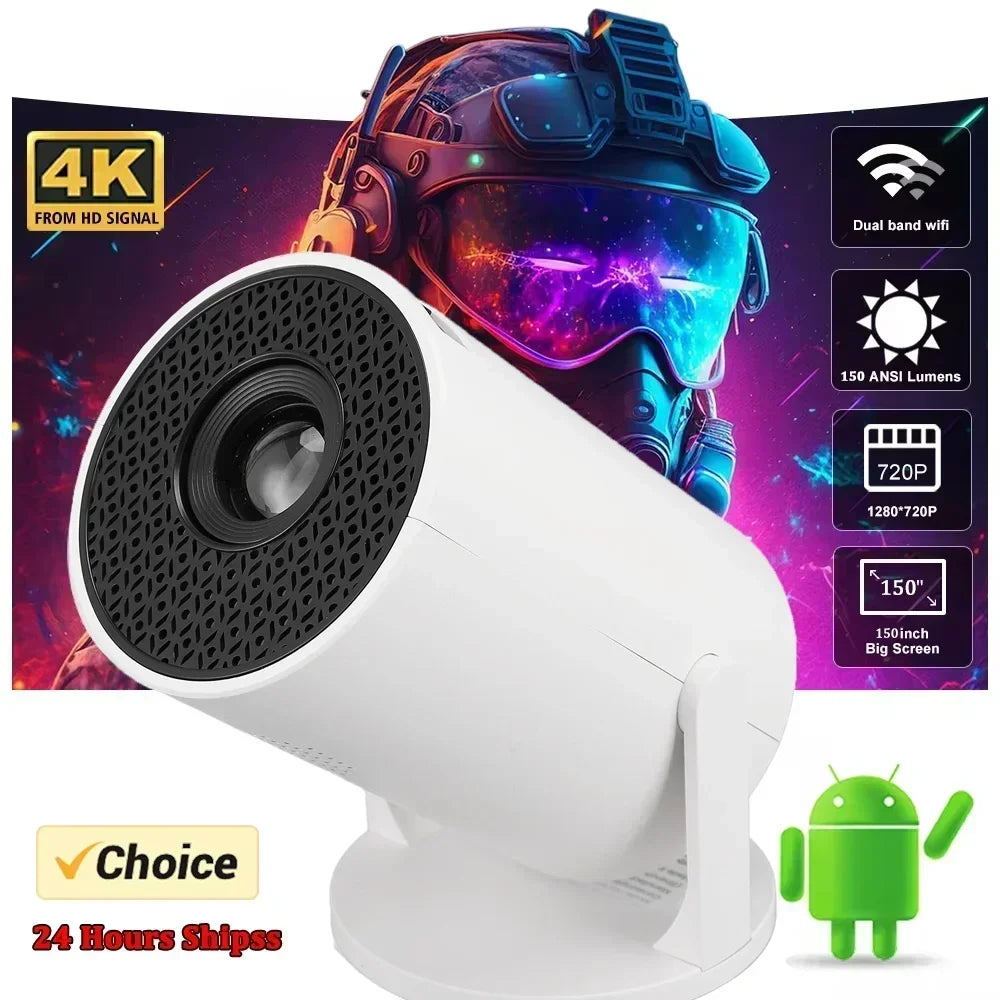 Projector  270° Adjustable LED 1080P Portable Movie Projector for Android Phone USB TV Stick Laptop