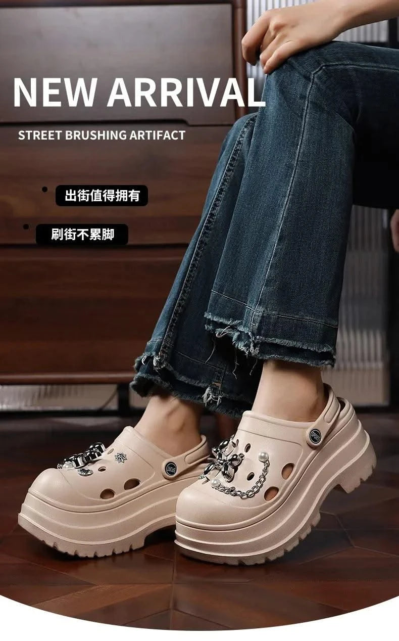 Clogs Clogs Women's Slippers Summer Home Sandals Non Slip Garden Shoes Fashion  Flat Shoes Orginal Outdoor Couples EVA Design