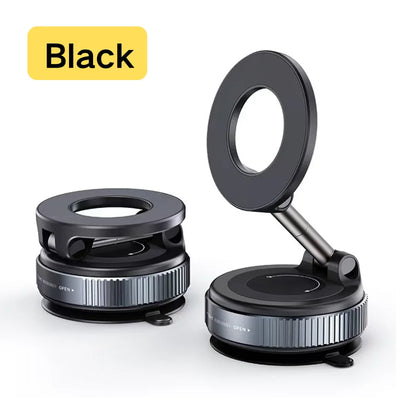 Car Phone Holder Mount, Foldable Suction Cup + MagSafe Compatible for iPhone 12/13/14/15/16 Pro/Max, Hands-Free Live Streaming