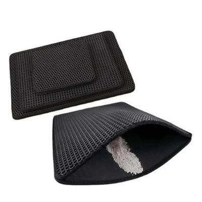 Cat Litter Mat EVA Double Layer Cat Litter Mat Cat Litter Basin Sand Falling Mat Eva Cat Litter Mat Cat Nest Mat Pet Mat