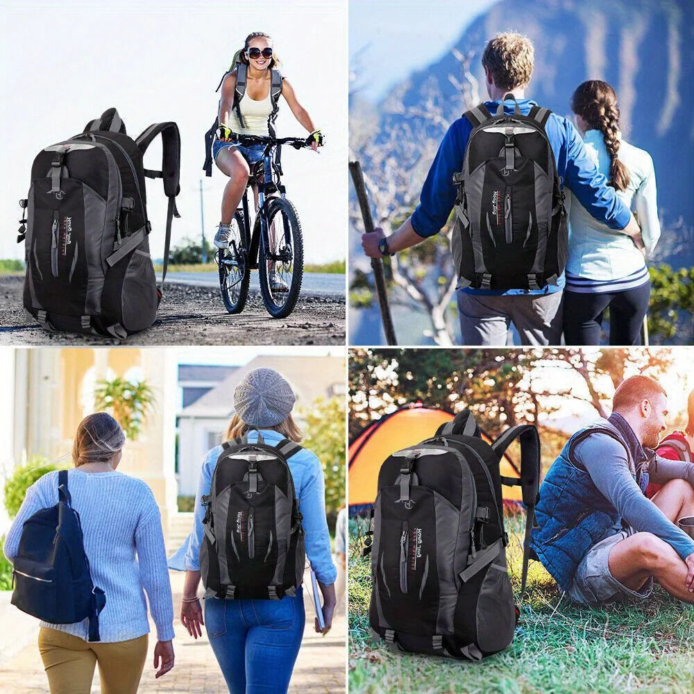 Outdoor Backpack Men's Large Capacity Travel Lightweight Casual Hiking Backpack Sports Waterproof Travel Mountaineering Bag