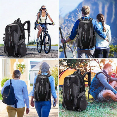 Outdoor Backpack Men's Large Capacity Travel Lightweight Casual Hiking Backpack Sports Waterproof Travel Mountaineering Bag