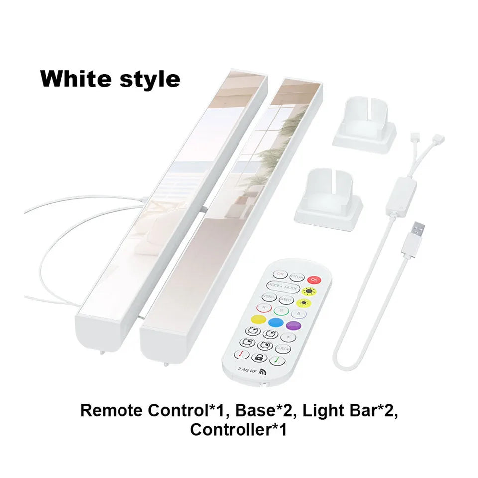 LED Light A Pair RGB Room Decor Abyss Lamp Bluetooth Ambient Night Light Desktop Mood Lighting for TV PC Gaming Backlight