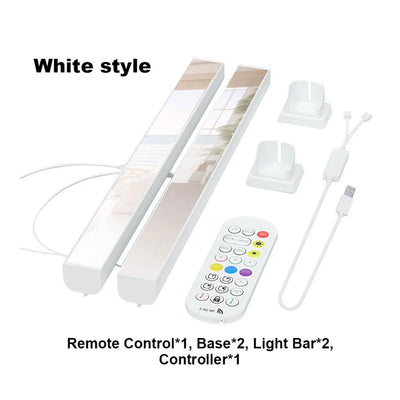 LED Light A Pair RGB Room Decor Abyss Lamp Bluetooth Ambient Night Light Desktop Mood Lighting for TV PC Gaming Backlight