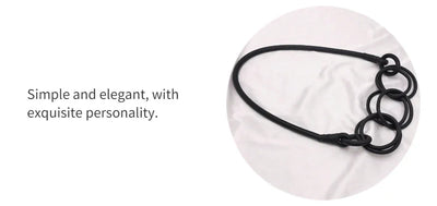 BARWODO New Rubber Chain Necklace For Women Simple Handmade Elasticity Jewelry Sweater Chains Party Accessories Luxury Necklaces