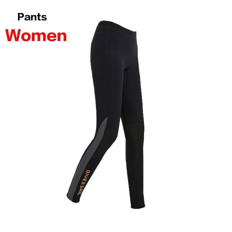 Wetsuit 3MM Neoprene Men Long Sleeve Split Wetsuit Warm Jacket Pants Plus Size Women Swimsuit Scuba Diving Snorkeling Surf Suit