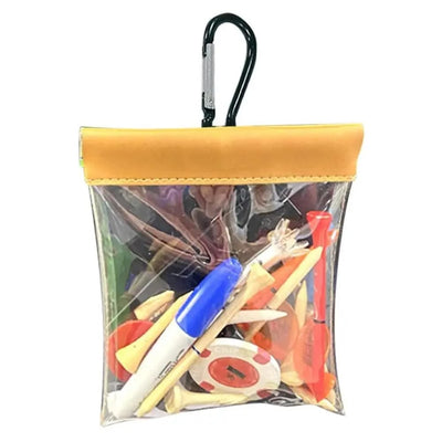Golf Pouch Bag Golf Tees Bag Easy To Carry Durable Lightweight Golf Ball Storage Bag For Outdoors Sports Golf Accessories