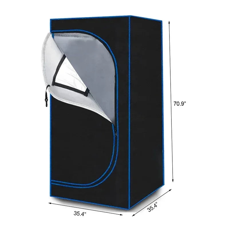 Full Size Personal Steam Sauna Set for Home, Portable 1 Person Full Body Steam Spa for Relaxation, Detox Therapy