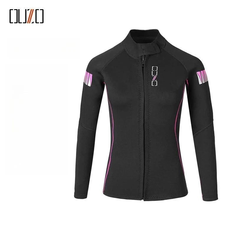 Women's Wetsuit shirt / pants 1.5mm Neoprene Wetsuits Long Sleeve Wetsuits Top Bottom Two Piece Dive Suits for Scuba Diving Surf