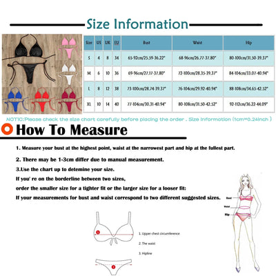Sexy Bikinis Set Summer Brazilian Swimsuit Women Bra Thong Two Pieces Swimwear Beachwear Bathing Suit Beachwear Swimsuit Women