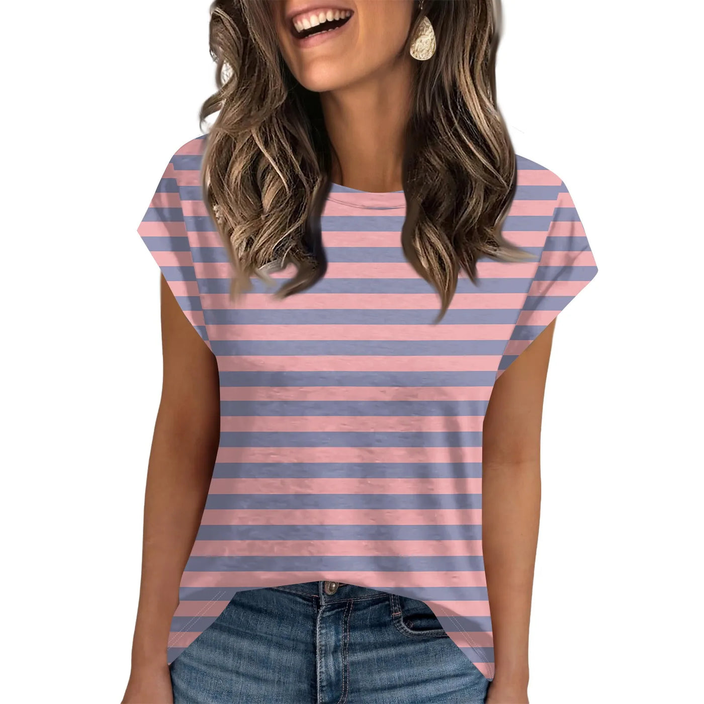 Womens Summer Tops Going Out Workout Outfits Spring Short-sleeved T Shirts Business Casual Dressy Fashion Trendy Clothes 2025