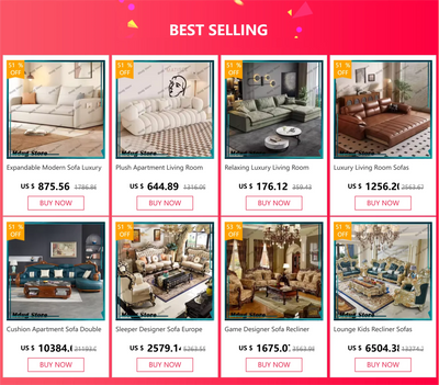 Sleeper Comfortable Sofa Cushion Lounge Relaxing Luxury Sofa Living Room Kids Romantic Sedie Da Soggiorno Home Decoration