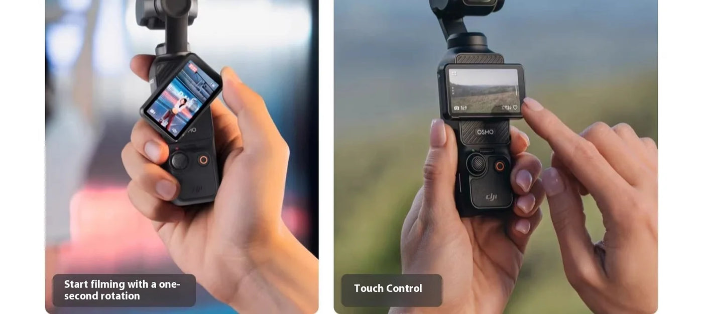 DJI Osmo Pocket 3 Handheld PTZ Smart Travel with An Inch Pocket PTZ Camera Handheld Vlog Camera Outdoorl Gifts