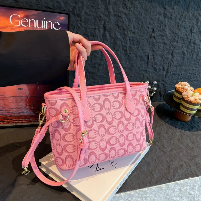 Famous Designer Inspired Women's Shoulder Bag Premium Leather Handbags Ladies Elegant Top Handle Purse Classic Tote