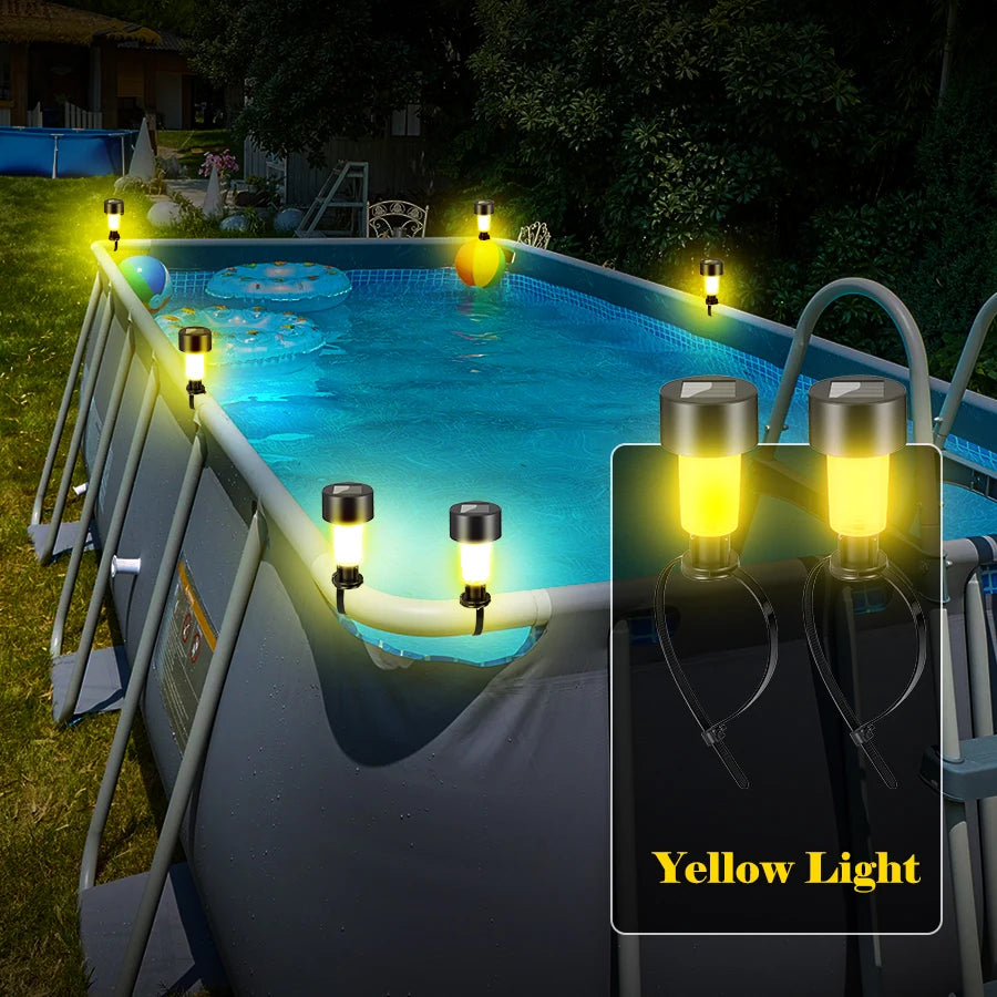 Outdoor Solar Lights Garden Lamp Solar Powered Waterproof Landscape Path LED Light for Yard Backyard Lawn Patio Decorative