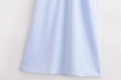 Women's 2025 New Dresses Summer Elegant Fashion Slim V-neck Street Holiday Long Dress Young Women Chic Comfortable Dress