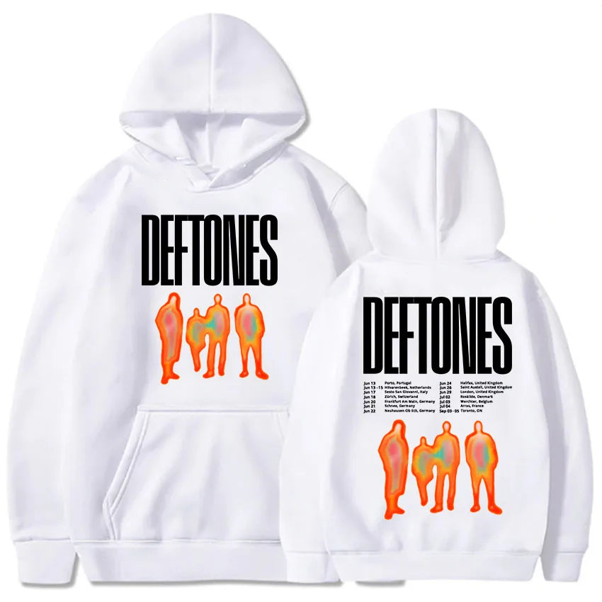 Men/Women Sweatshirts Hip Hop Fashion Unisex Hoodie Deftones New Tour Printing Hoodies Ropa Hombre Sudaderas Hooded Long Sleeve