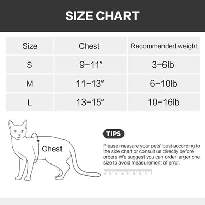 Pet Cat Weaning Cotton Clothes Surgical Post Surgery Onesie Clothes Licking Protective Cat Recovery Suit for Male and Female