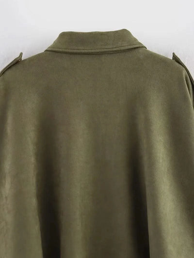 Women's Bomber Jackets Coats Loose Coats Vintage Female Outerwear Chic Tops