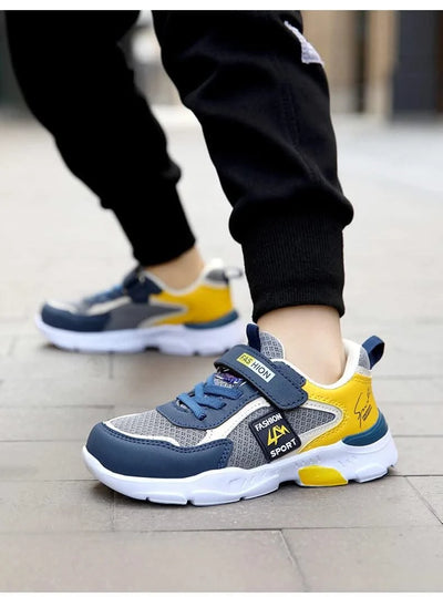 Children Casual Sports Shoes for Boys Breathable Summer Kids Hook&Loop Students Girls School Running Kids' Outdoor Sneakers
