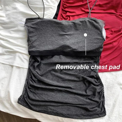 Sexy Woman Underwear Padded Top Sexy Strap Women's Tops Daring Lingerie Woman Hot Ultra Sexy Corset Top Female Sleeveless Shirt