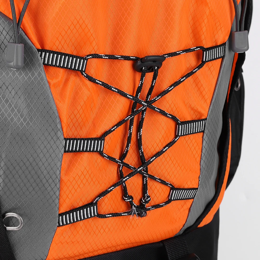 80L Climbing Backpack Large Capacity Trekking Backpack Adjustable Strap Mountain Climbing Rucksack Travel Accessories