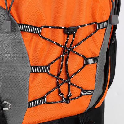 80L Climbing Backpack Large Capacity Trekking Backpack Adjustable Strap Mountain Climbing Rucksack Travel Accessories