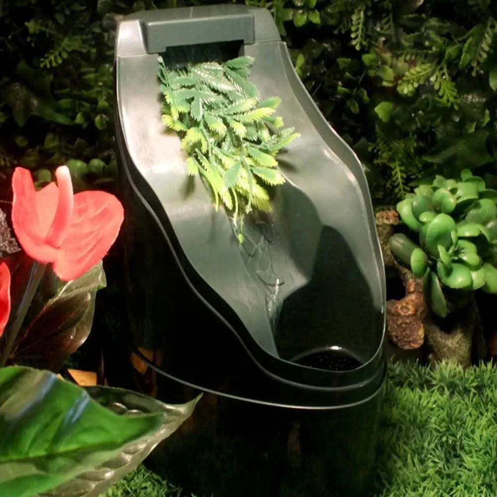 Pet Water Dispenser Lightweight Double Filtration Anti-deformed Reptile Water Drinker Dispenser Pet Feeder Landscaping