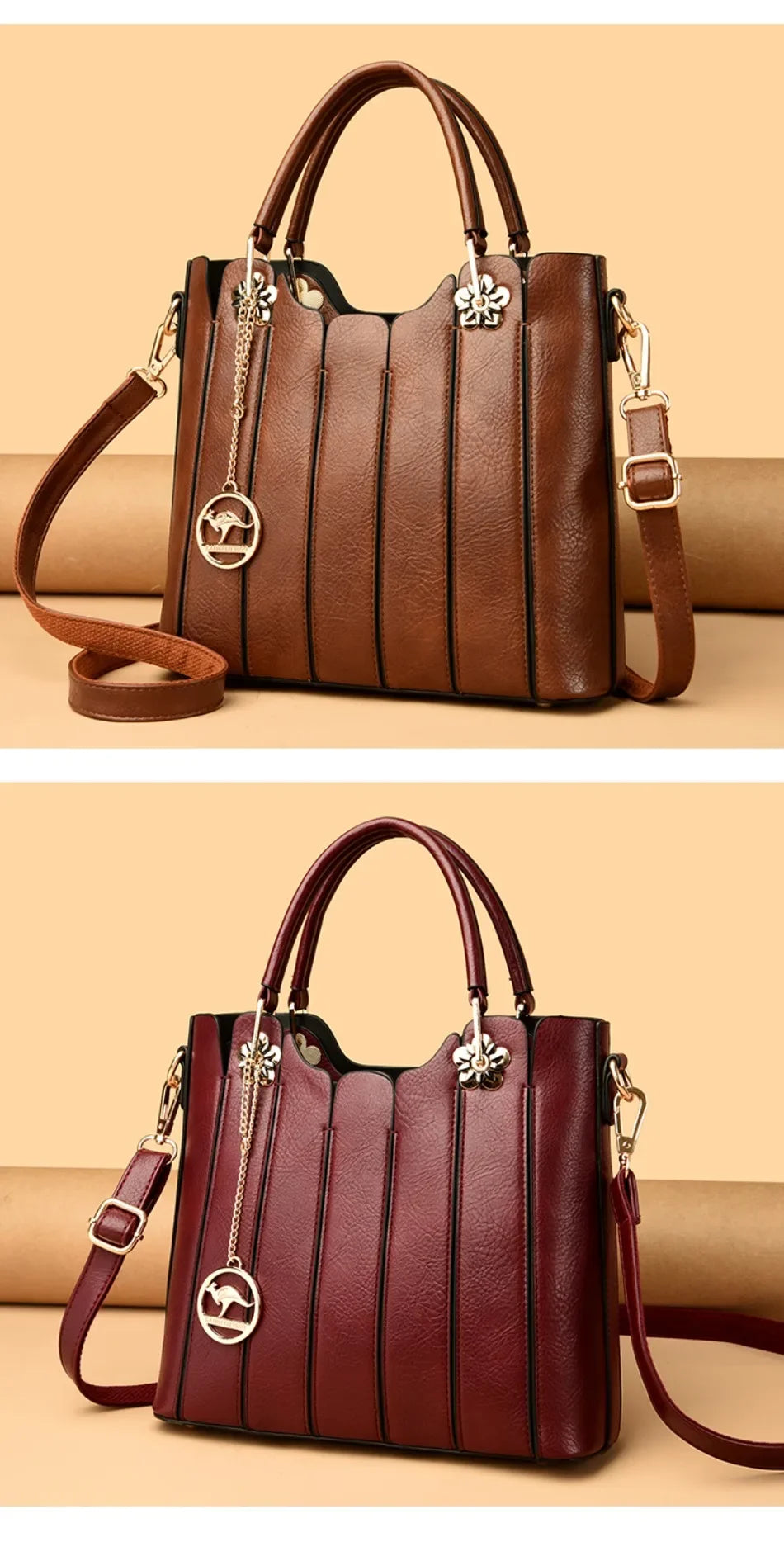 Genuine Brand Luxury Handbag Women Bags Designer High Quality Leather Handbags Large Capacity Shoulder Crossbody Bags for Women