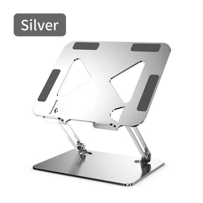 JOMAA Aluminum Alloy Adjustable Laptop Stand Ergonomic Notebook Riser Holder Computer Stand Compatible with Laptops Tablet