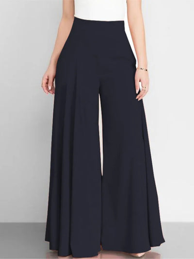Fashion High Waist Wide Leg Pants For Women Elegant Casual Office Solid Loose Long Pant New Spring Autumn Womens Clothing
