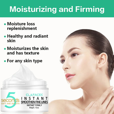 5 Seconds Remove Wrinkles Face Cream Smoothes Wrinkles Face Firming Anti Aging Lifting Moisturizing Remove Fineline Skin Care