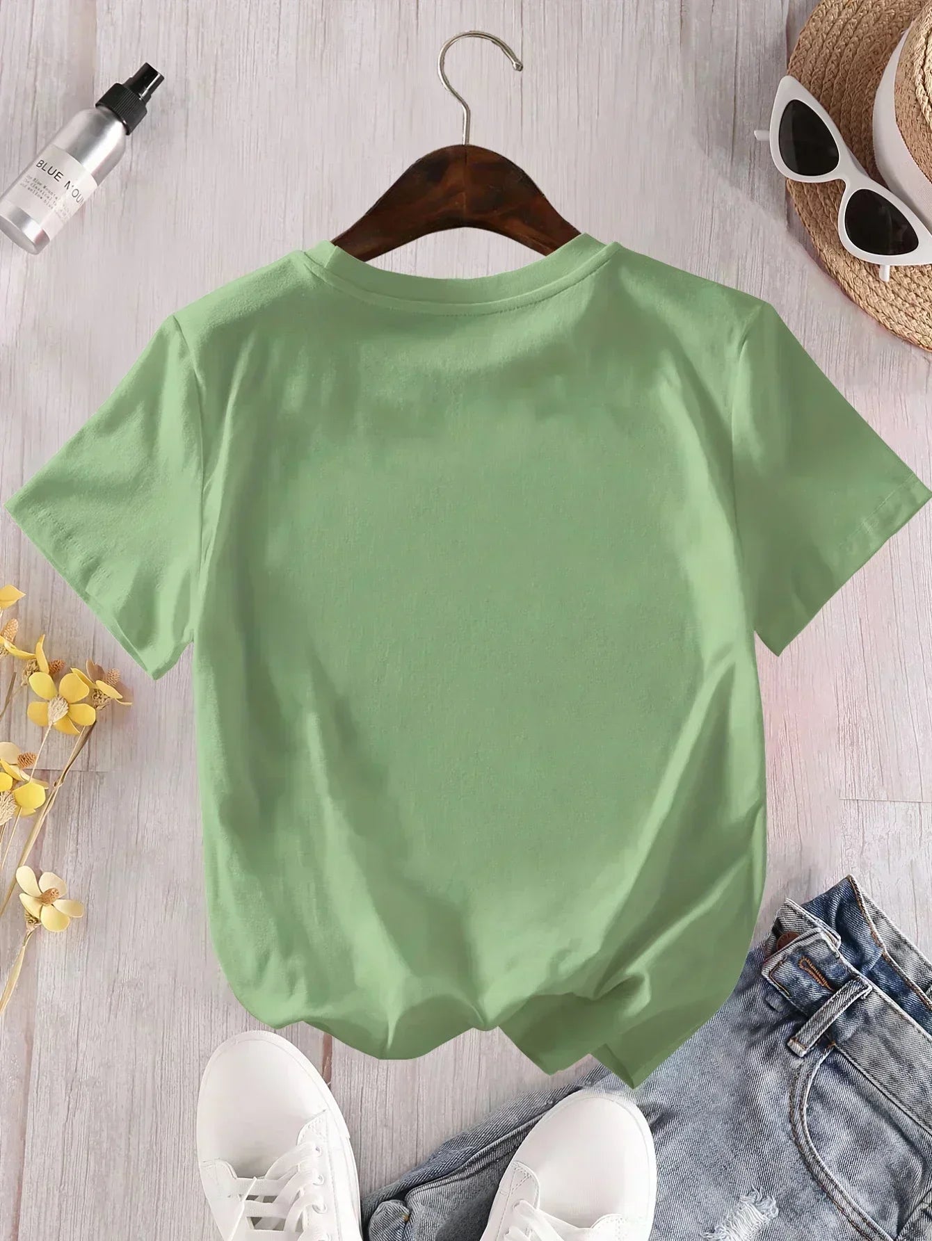 Women's Cartoon Graphic T-Shirts  Casual Crew Neck Short Sleeve Tops  Women's Clothing
