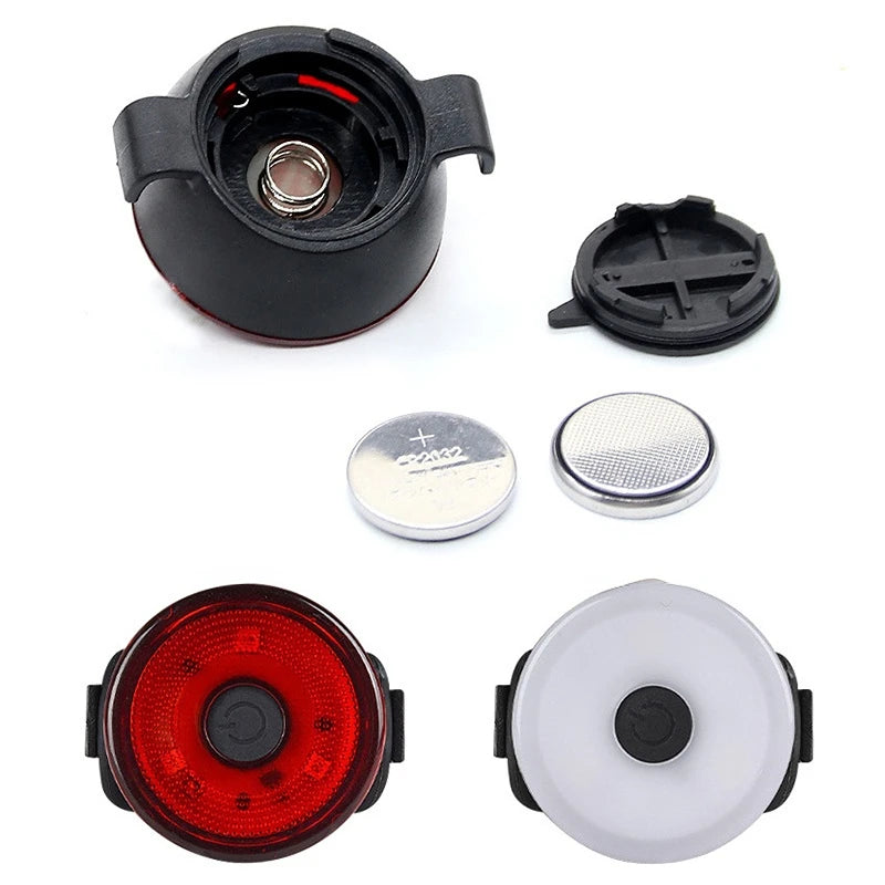 Bicycle Tail Lamp Headlight 400 Lumens Waterproof LED Warning Light Mountain Bike Luminous Night Riding Equipment Bike Lights