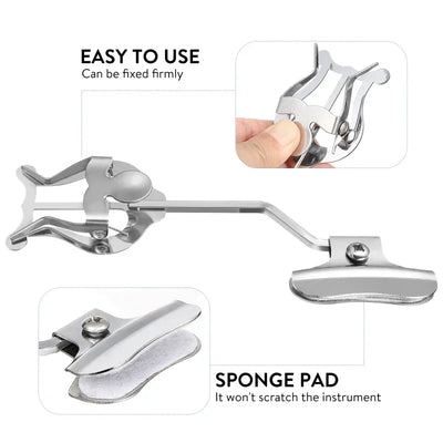 Trumpet Trombone Sheet Music Clip Trumpeter Lyre Sheet Music Clamp-On Holder Music Stand Clarinet Tenor Horn Trumpets Music Clip