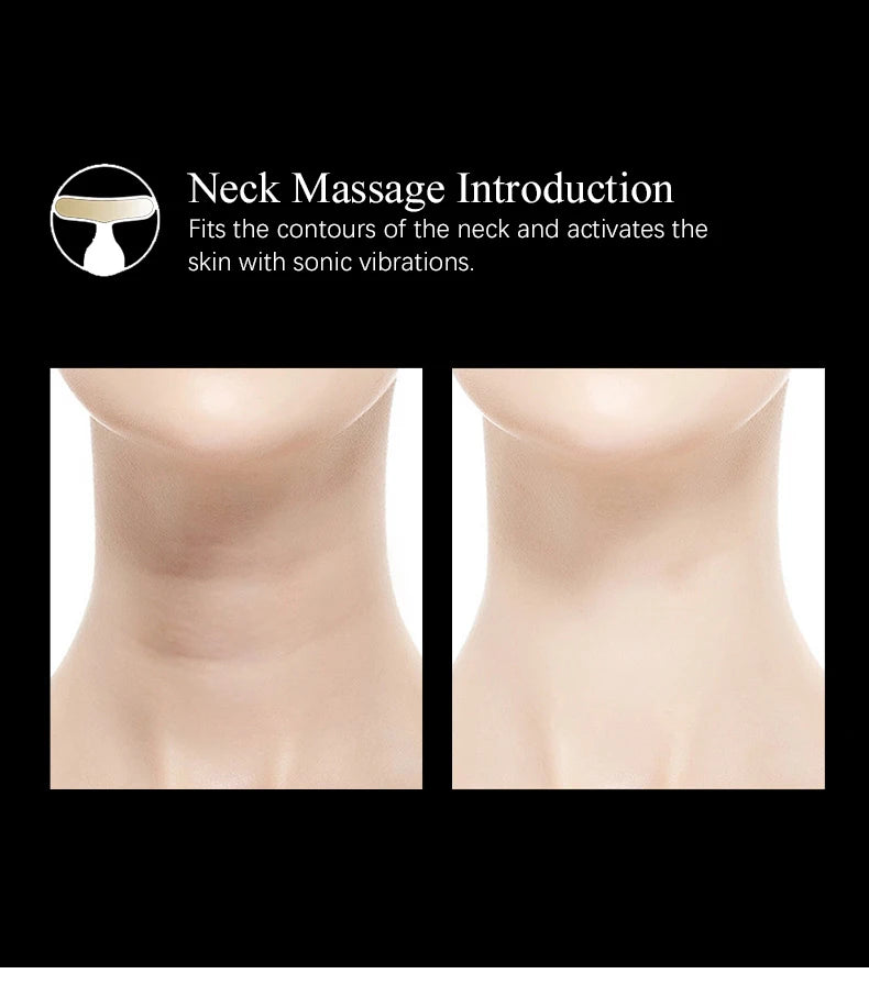 3 In 1 Facial Lifting Device Neck Facial Eye Massage Face Slimmer EMS Beauty Skin Tightening Wrinkle Anti Aging Face Massager