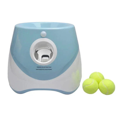 Automatic Dog Ball Launcher with 3 Distance Settings for Indoor & Outdoor Play, Keeps Pets Active & Healthy.