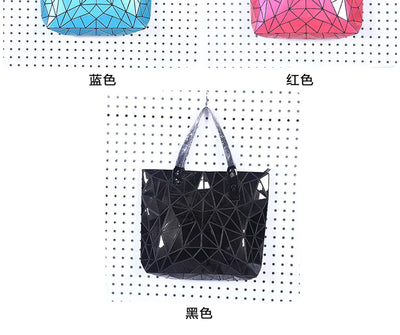 Fashion Luxury bag Women Top-Handle Bag New Designer Famous Brand Lady Shoulder Bag Bright Geometry Female Handbags Totes