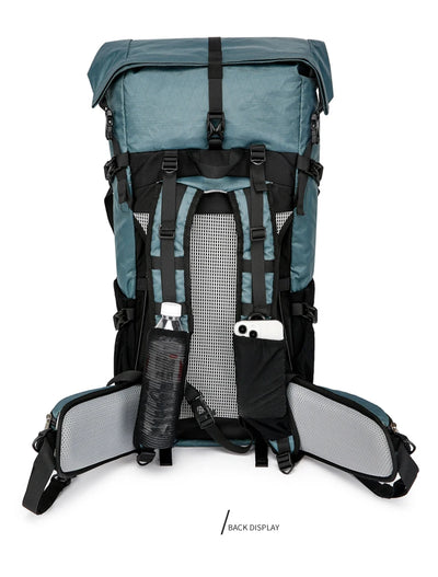 30L Hiking Backpack Daily Travel Wear-Resistant Waterproof Professional Climbing Large Capacity Roll-Up Shoulder Bag 2025 New